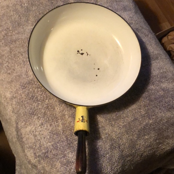 RARE Descoware 10” Enameled Cast Iron Pan - Picture 2 of 5